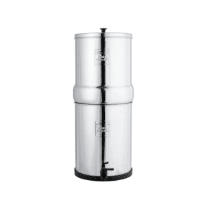 Système de filtre à eau par gravité British Berkefeld en acier inoxydable, 12 litres