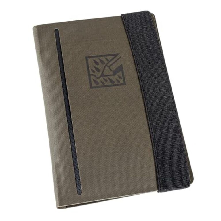 Rite in the Rain Field Wallet, 8,9 x 16,5 cm, EDC, tissu TPU résistant à l'eau (n° P971-M), olive et noir